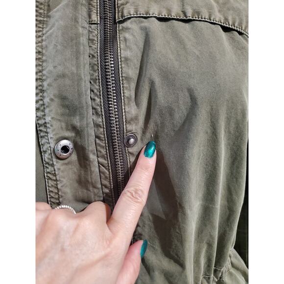 Levis Lightweight Legacy Cotton Fishtail Anorak Jacket Womens Size S Utility - Picture 10 of 16